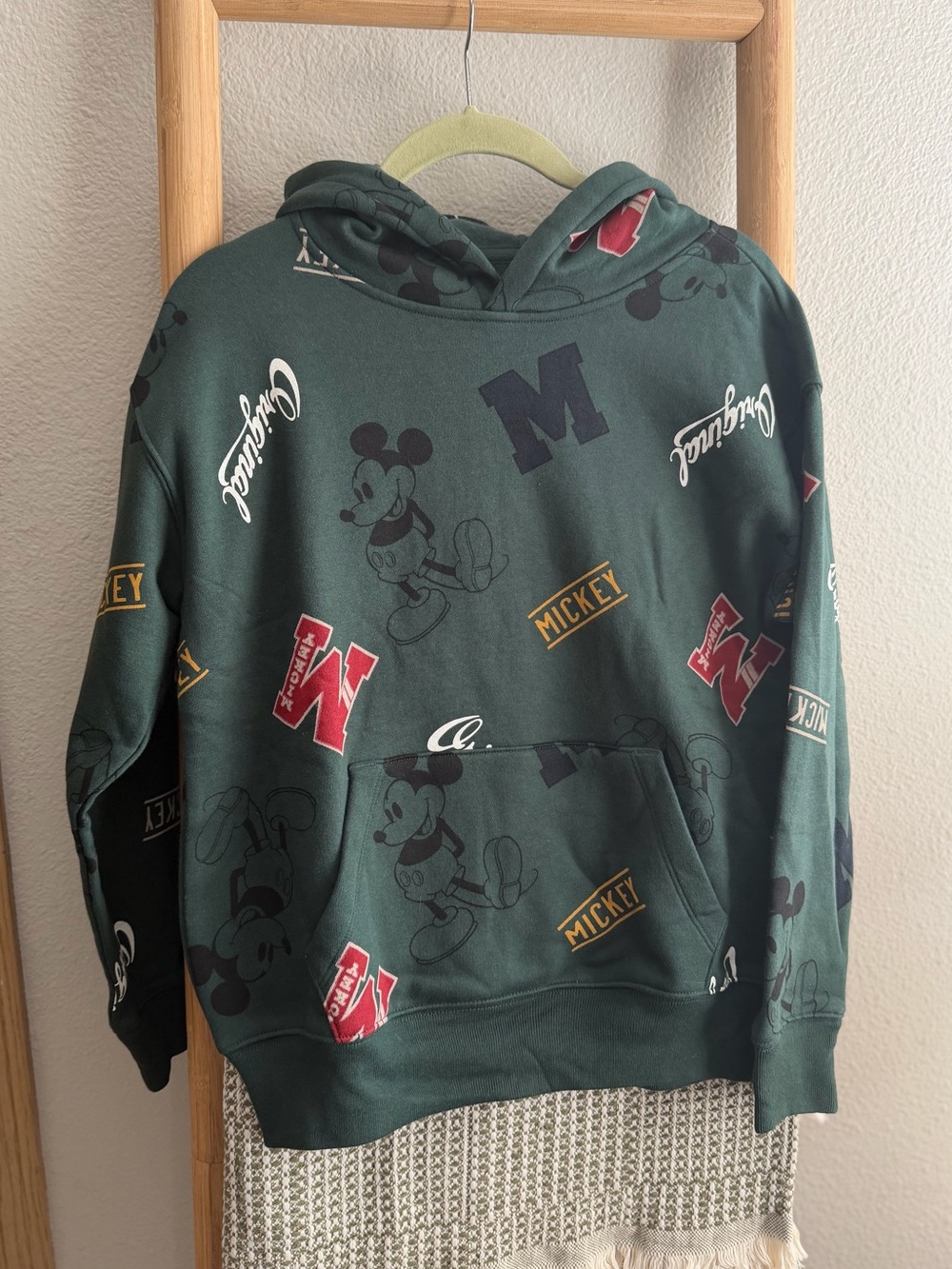 GAP Disney Kids Mickey Graphic Hooded Sweatshirt